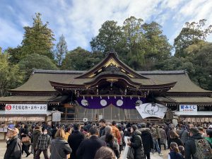 三輪神社へ初詣